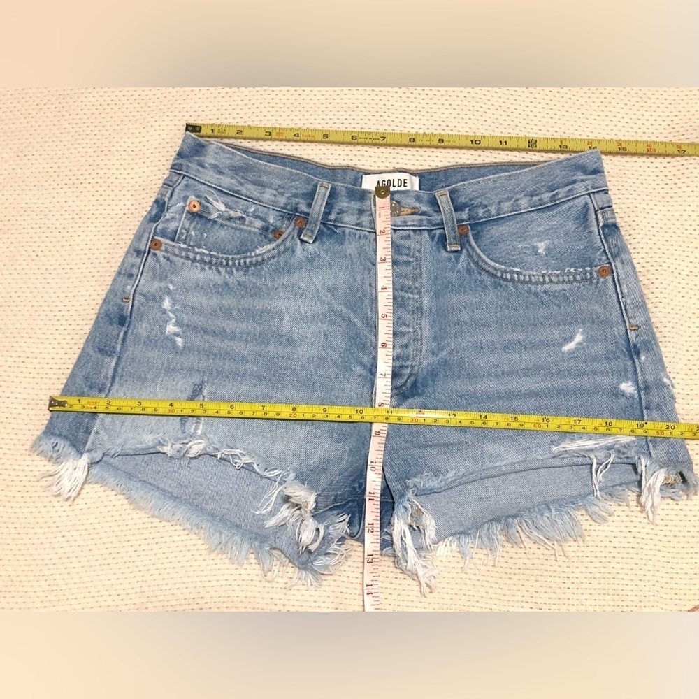 Agolde Parker Cut Off Shorts - Picture 9 of 10